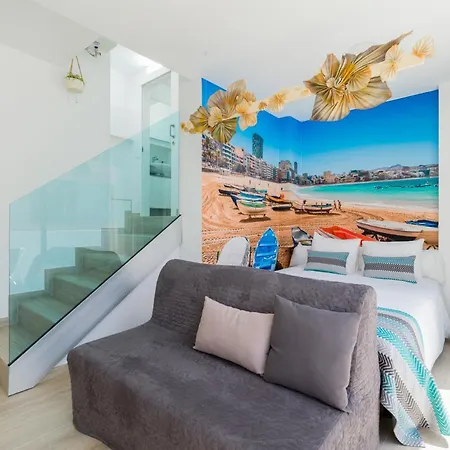 Petit Penthouse Canteras شقة *